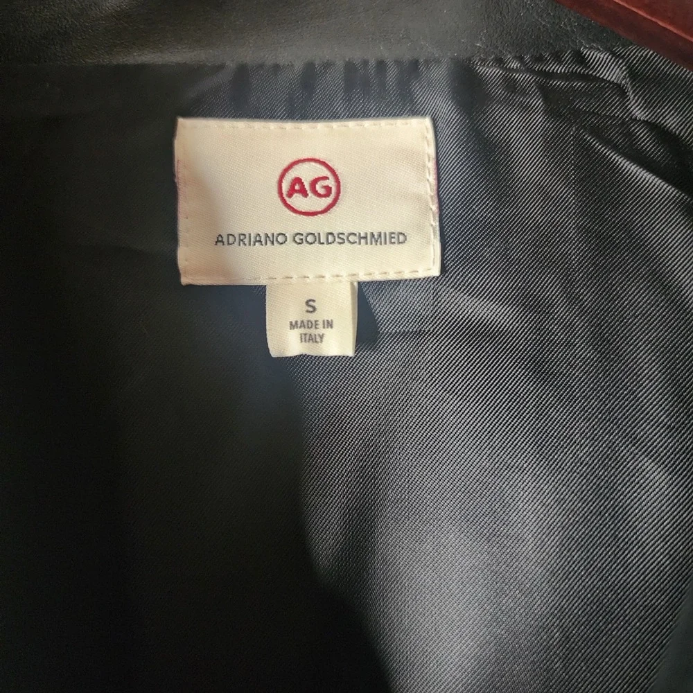 🔴NEW! AG REESE MOTO LEATHER JACKET SZ SMALL - Picture 7 of 16